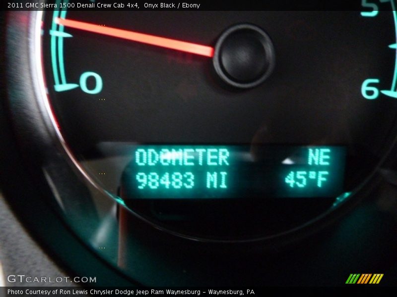 Onyx Black / Ebony 2011 GMC Sierra 1500 Denali Crew Cab 4x4