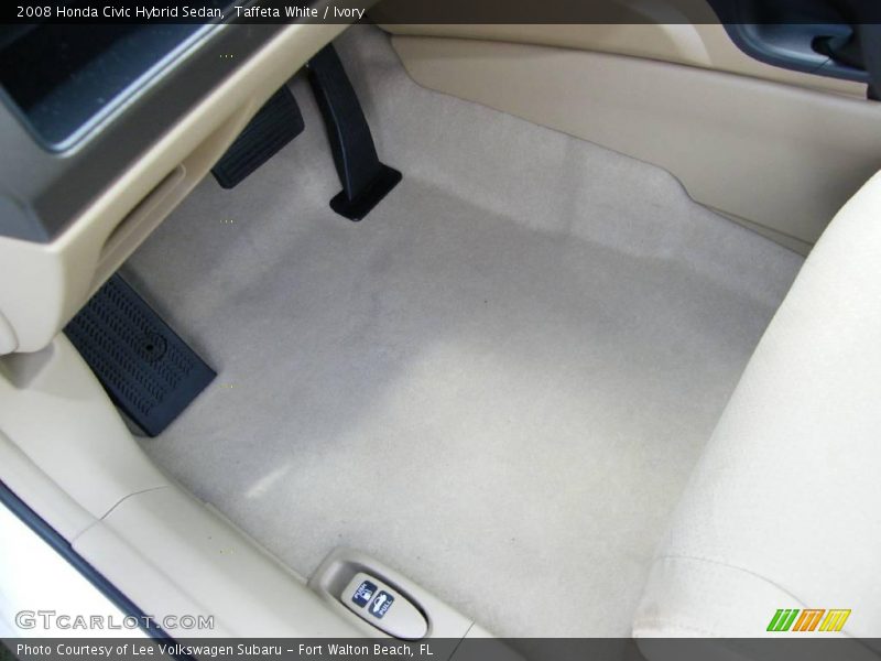 Taffeta White / Ivory 2008 Honda Civic Hybrid Sedan