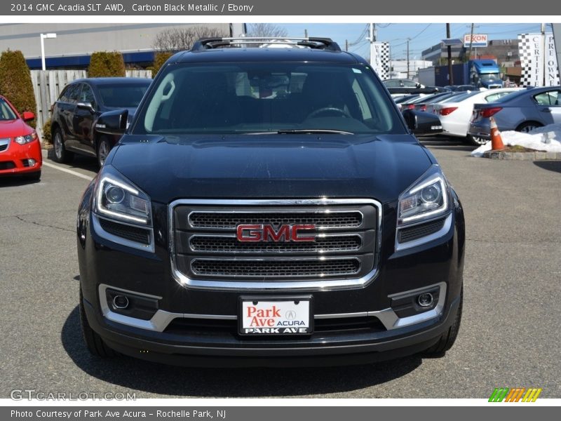 Carbon Black Metallic / Ebony 2014 GMC Acadia SLT AWD