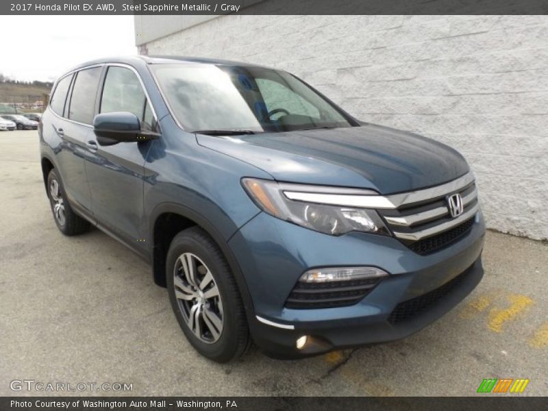 Front 3/4 View of 2017 Pilot EX AWD
