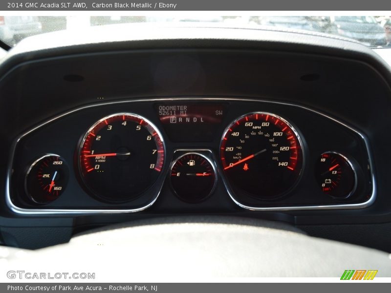 Carbon Black Metallic / Ebony 2014 GMC Acadia SLT AWD