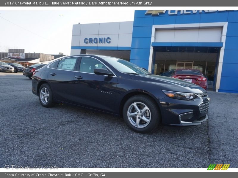 Blue Velvet Metallic / Dark Atmosphere/Medium Ash Gray 2017 Chevrolet Malibu LS