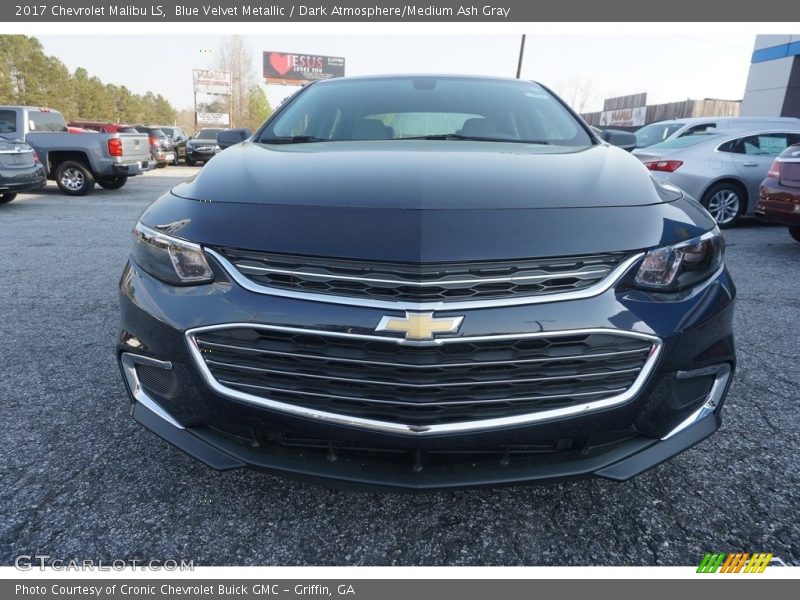 Blue Velvet Metallic / Dark Atmosphere/Medium Ash Gray 2017 Chevrolet Malibu LS