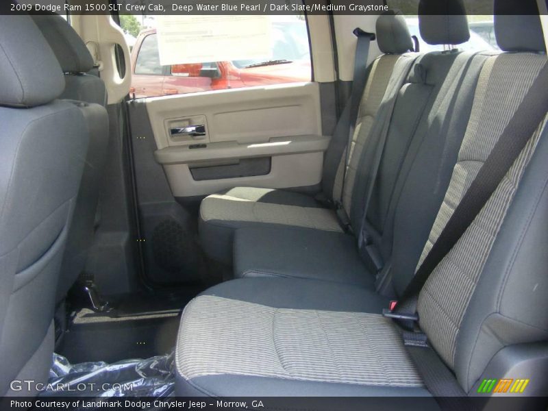 Deep Water Blue Pearl / Dark Slate/Medium Graystone 2009 Dodge Ram 1500 SLT Crew Cab