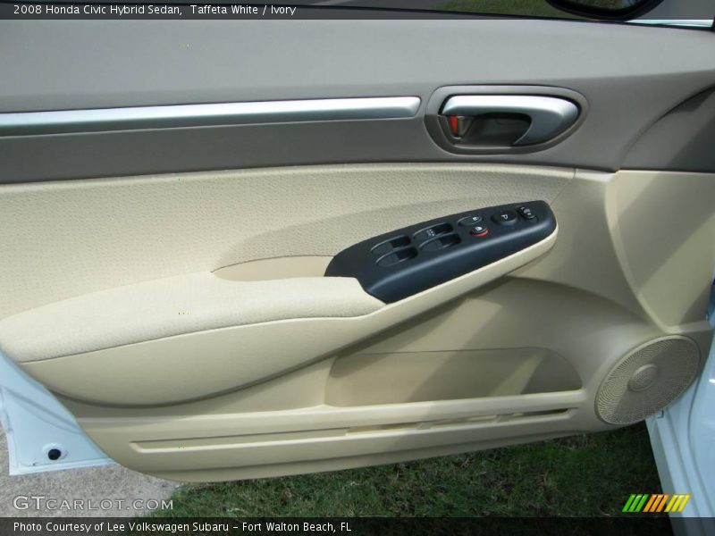 Taffeta White / Ivory 2008 Honda Civic Hybrid Sedan
