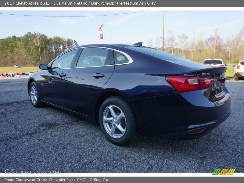 Blue Velvet Metallic / Dark Atmosphere/Medium Ash Gray 2017 Chevrolet Malibu LS