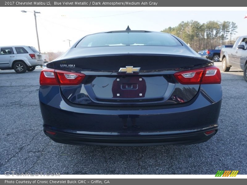 Blue Velvet Metallic / Dark Atmosphere/Medium Ash Gray 2017 Chevrolet Malibu LS