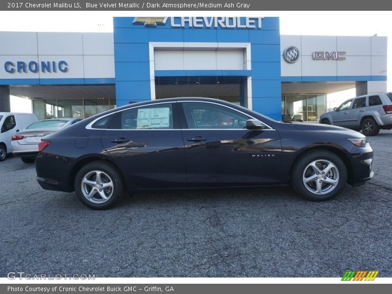 Blue Velvet Metallic / Dark Atmosphere/Medium Ash Gray 2017 Chevrolet Malibu LS