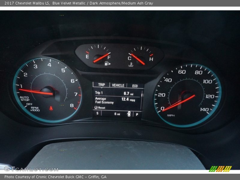 Blue Velvet Metallic / Dark Atmosphere/Medium Ash Gray 2017 Chevrolet Malibu LS