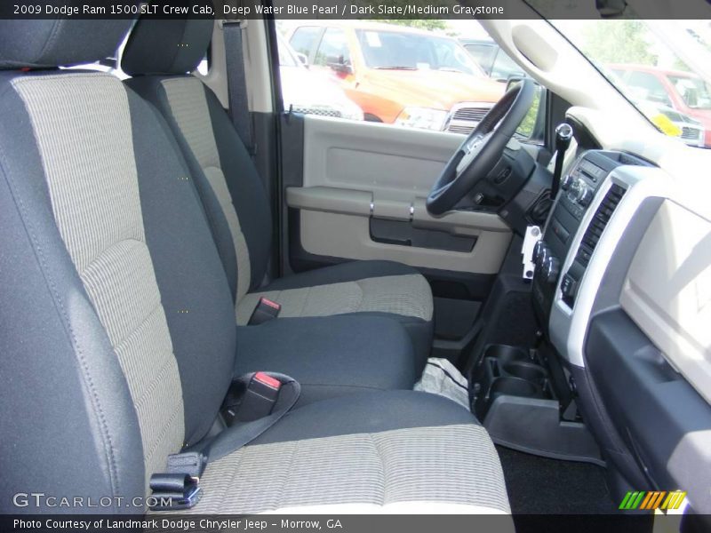 Deep Water Blue Pearl / Dark Slate/Medium Graystone 2009 Dodge Ram 1500 SLT Crew Cab
