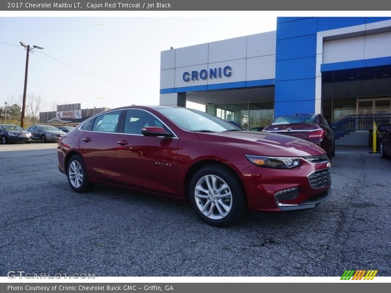 Cajun Red Tintcoat / Jet Black 2017 Chevrolet Malibu LT
