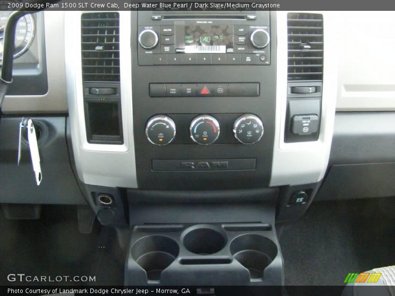 Deep Water Blue Pearl / Dark Slate/Medium Graystone 2009 Dodge Ram 1500 SLT Crew Cab