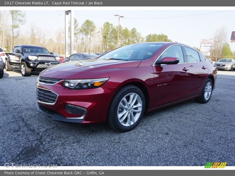 Cajun Red Tintcoat / Jet Black 2017 Chevrolet Malibu LT