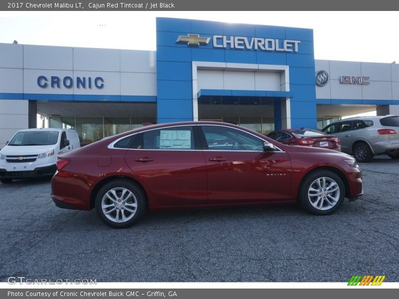 Cajun Red Tintcoat / Jet Black 2017 Chevrolet Malibu LT