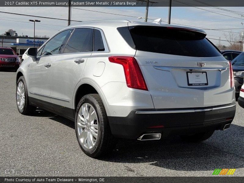 Radiant Silver Metallic / Sahara Beige 2017 Cadillac XT5 Premium Luxury