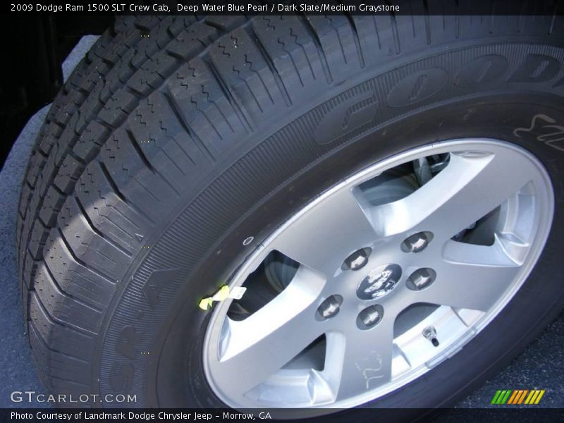 Deep Water Blue Pearl / Dark Slate/Medium Graystone 2009 Dodge Ram 1500 SLT Crew Cab