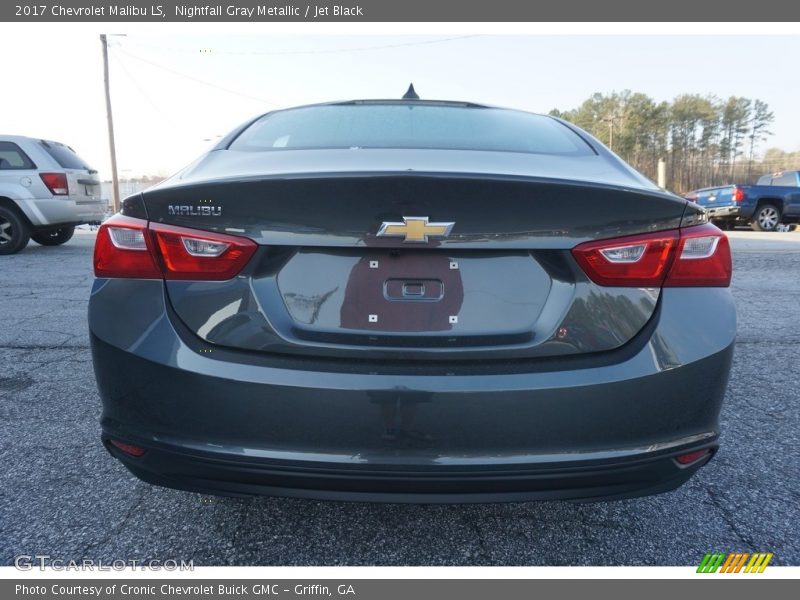 Nightfall Gray Metallic / Jet Black 2017 Chevrolet Malibu LS