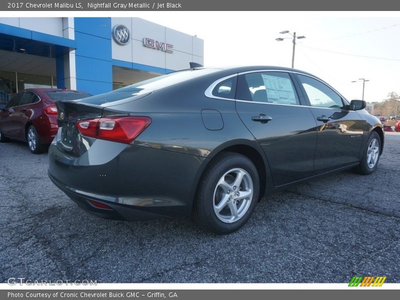 Nightfall Gray Metallic / Jet Black 2017 Chevrolet Malibu LS