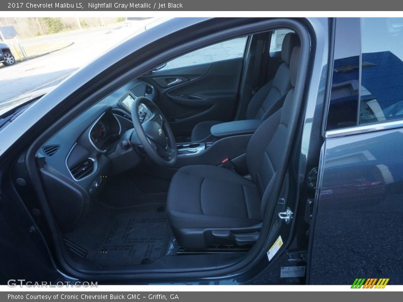 Nightfall Gray Metallic / Jet Black 2017 Chevrolet Malibu LS