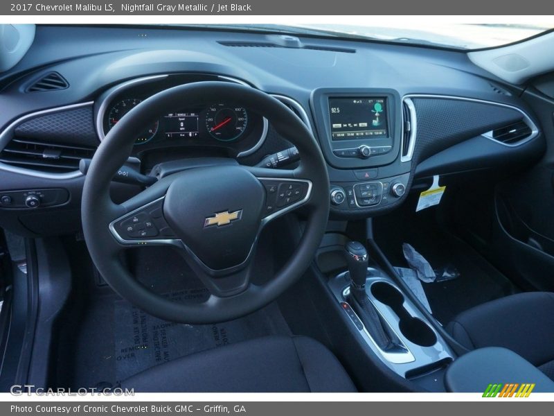 Nightfall Gray Metallic / Jet Black 2017 Chevrolet Malibu LS
