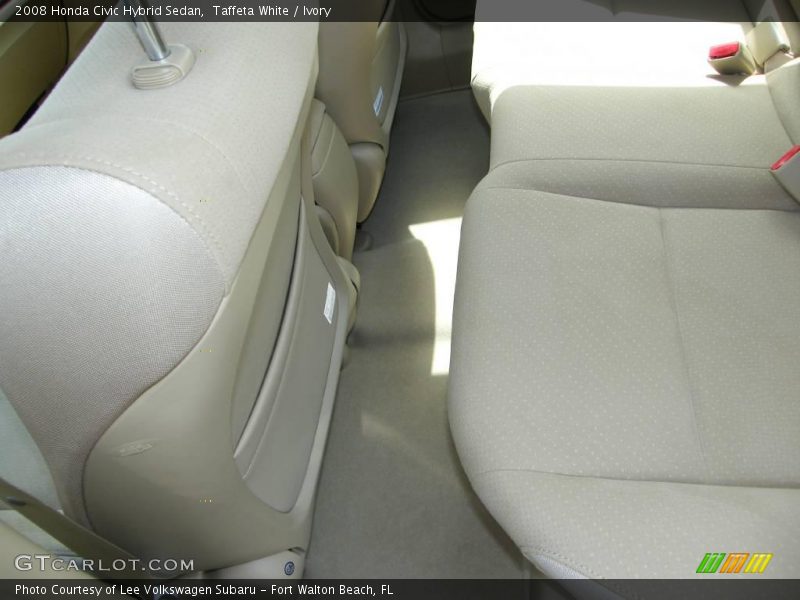 Taffeta White / Ivory 2008 Honda Civic Hybrid Sedan