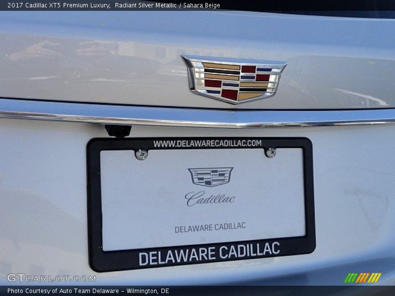 Radiant Silver Metallic / Sahara Beige 2017 Cadillac XT5 Premium Luxury