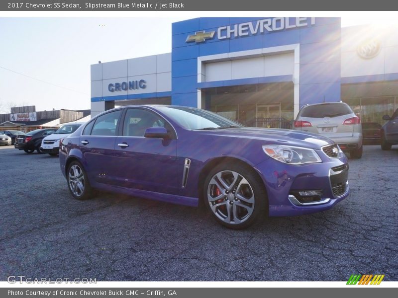 Slipstream Blue Metallic / Jet Black 2017 Chevrolet SS Sedan