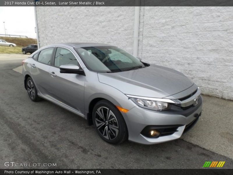 Front 3/4 View of 2017 Civic EX-L Sedan