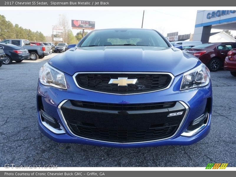 Slipstream Blue Metallic / Jet Black 2017 Chevrolet SS Sedan