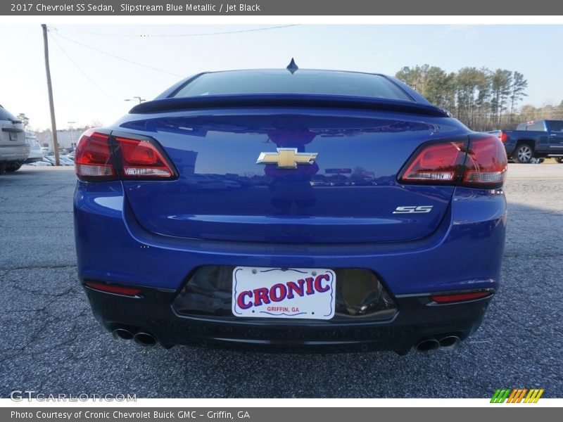 Slipstream Blue Metallic / Jet Black 2017 Chevrolet SS Sedan