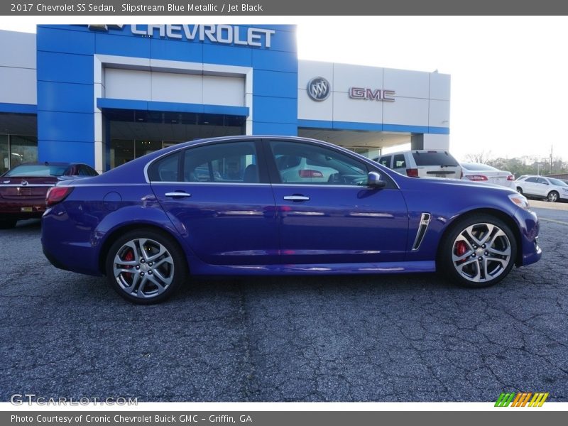 Slipstream Blue Metallic / Jet Black 2017 Chevrolet SS Sedan