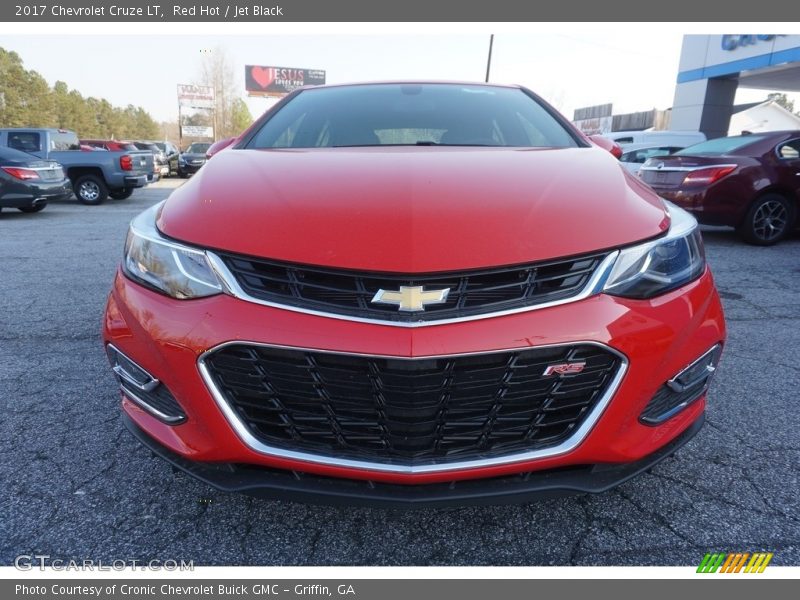Red Hot / Jet Black 2017 Chevrolet Cruze LT
