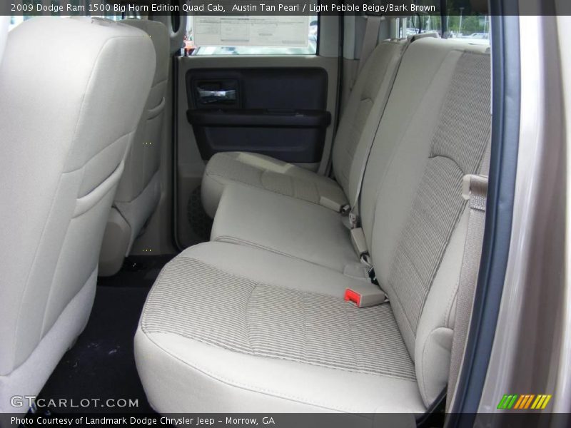Austin Tan Pearl / Light Pebble Beige/Bark Brown 2009 Dodge Ram 1500 Big Horn Edition Quad Cab