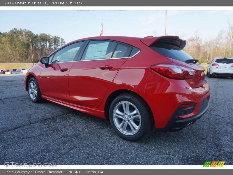 Red Hot / Jet Black 2017 Chevrolet Cruze LT