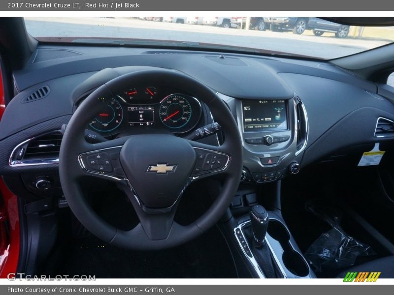 Red Hot / Jet Black 2017 Chevrolet Cruze LT