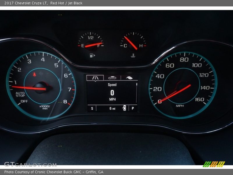 Red Hot / Jet Black 2017 Chevrolet Cruze LT