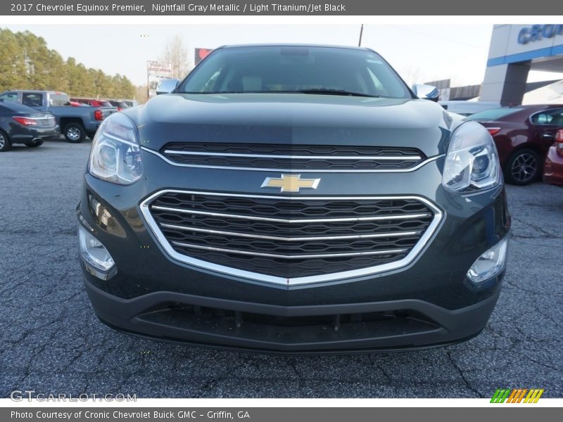Nightfall Gray Metallic / Light Titanium/Jet Black 2017 Chevrolet Equinox Premier