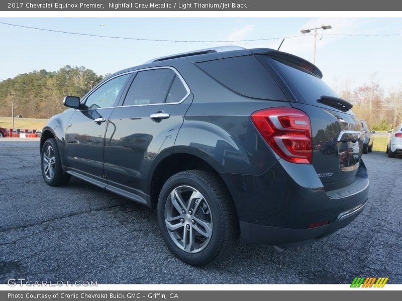 Nightfall Gray Metallic / Light Titanium/Jet Black 2017 Chevrolet Equinox Premier