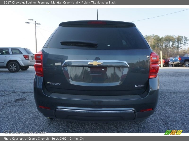 Nightfall Gray Metallic / Light Titanium/Jet Black 2017 Chevrolet Equinox Premier