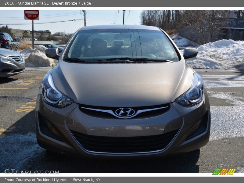 Desert Bronze / Beige 2016 Hyundai Elantra SE