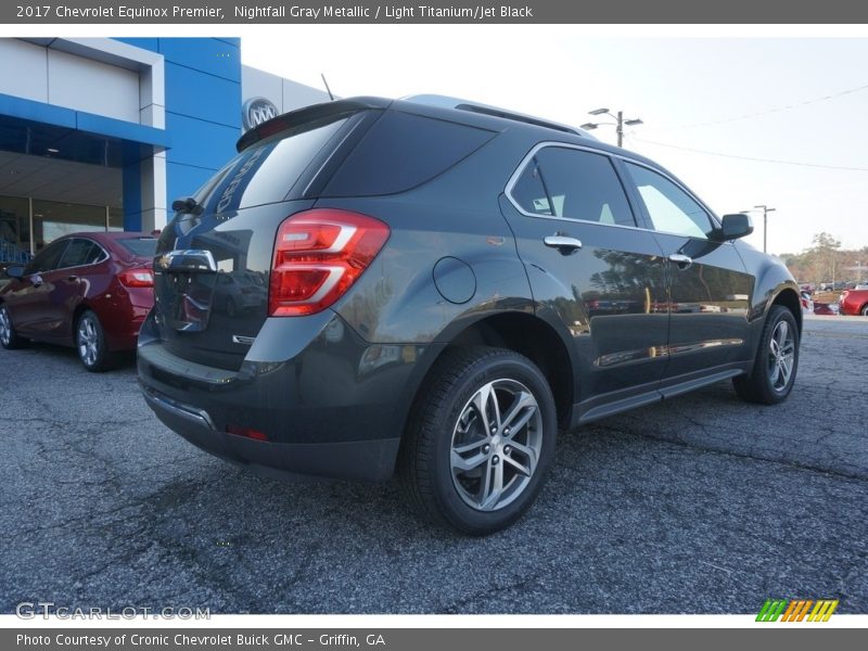 Nightfall Gray Metallic / Light Titanium/Jet Black 2017 Chevrolet Equinox Premier