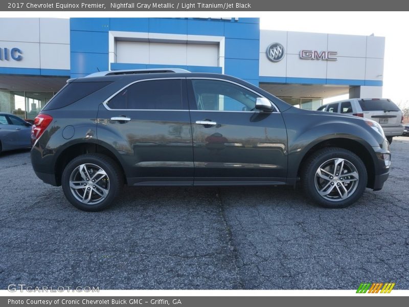 Nightfall Gray Metallic / Light Titanium/Jet Black 2017 Chevrolet Equinox Premier