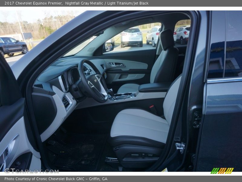 Nightfall Gray Metallic / Light Titanium/Jet Black 2017 Chevrolet Equinox Premier
