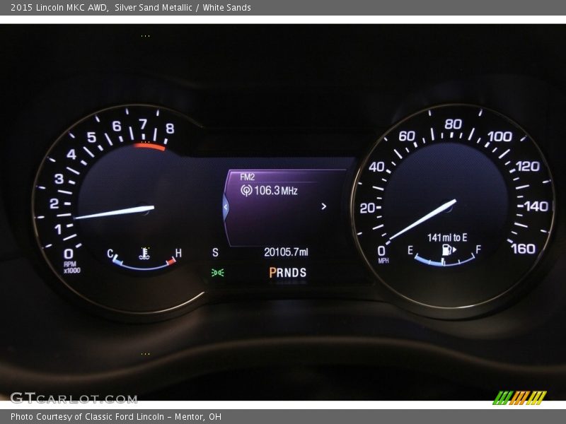  2015 MKC AWD AWD Gauges