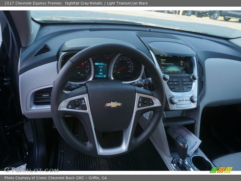 Nightfall Gray Metallic / Light Titanium/Jet Black 2017 Chevrolet Equinox Premier