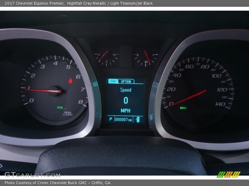 Nightfall Gray Metallic / Light Titanium/Jet Black 2017 Chevrolet Equinox Premier