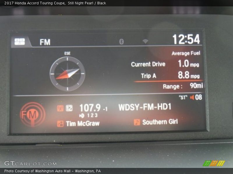 Still Night Pearl / Black 2017 Honda Accord Touring Coupe