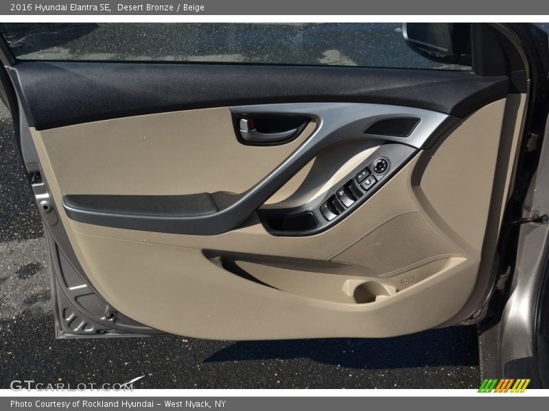 Desert Bronze / Beige 2016 Hyundai Elantra SE