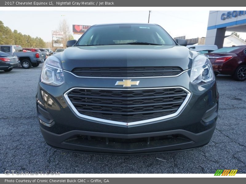 Nightfall Gray Metallic / Jet Black 2017 Chevrolet Equinox LS