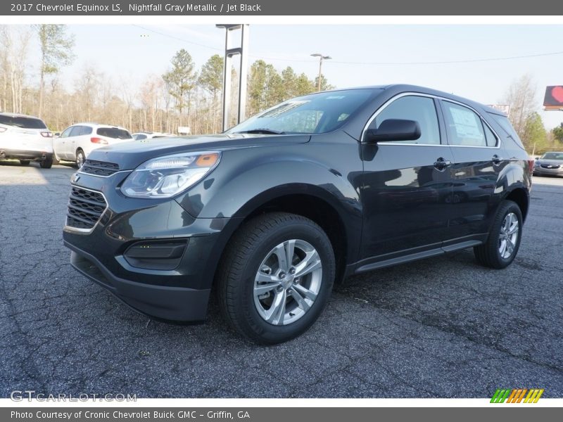 Nightfall Gray Metallic / Jet Black 2017 Chevrolet Equinox LS